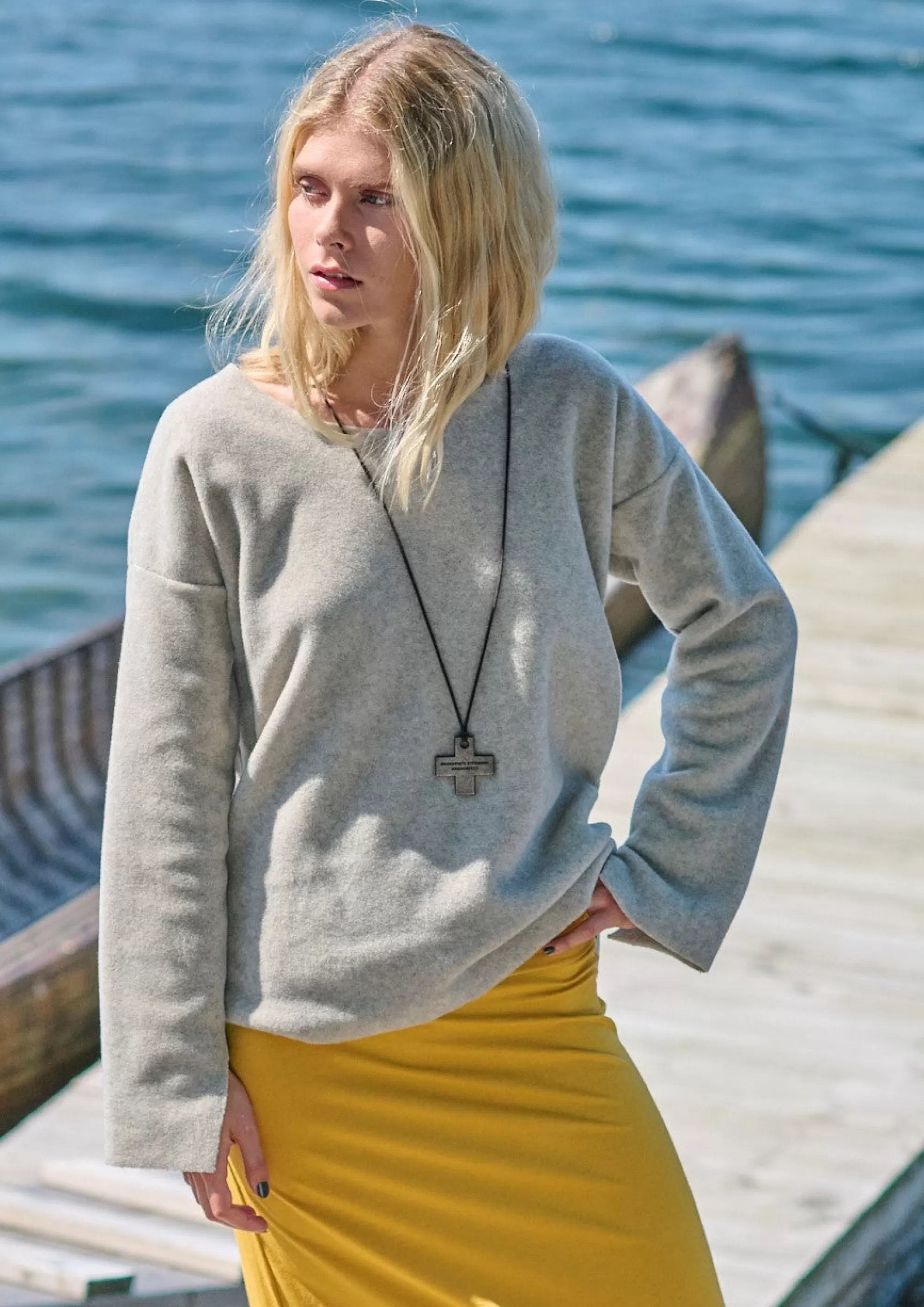 Henriette Steffensen Copenhagen BLUSE MIT RUNDEM HALS | 1355 SAND Clearance